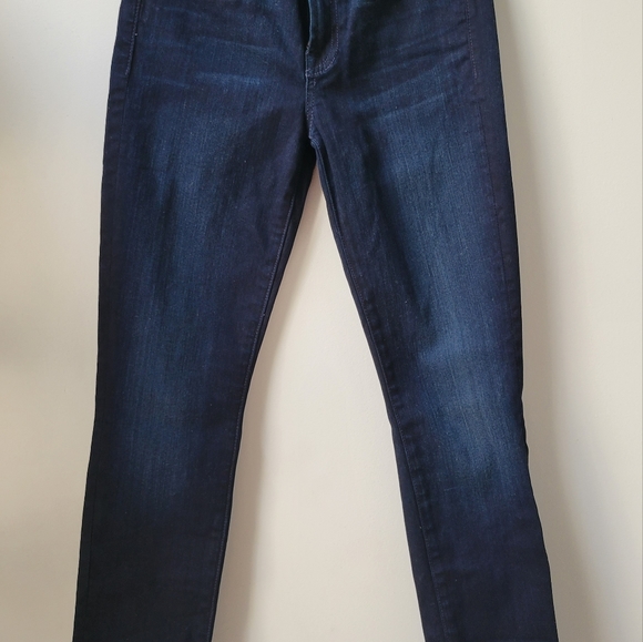7 For All Mankind jeans gwenevere Size 26 Dark Denim - Picture 2 of 5